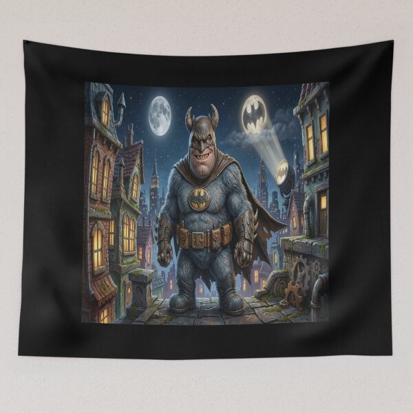 Item preview, Batman in Gotham Comic Style MonsterTags designed and sold by JMAVILA ART.