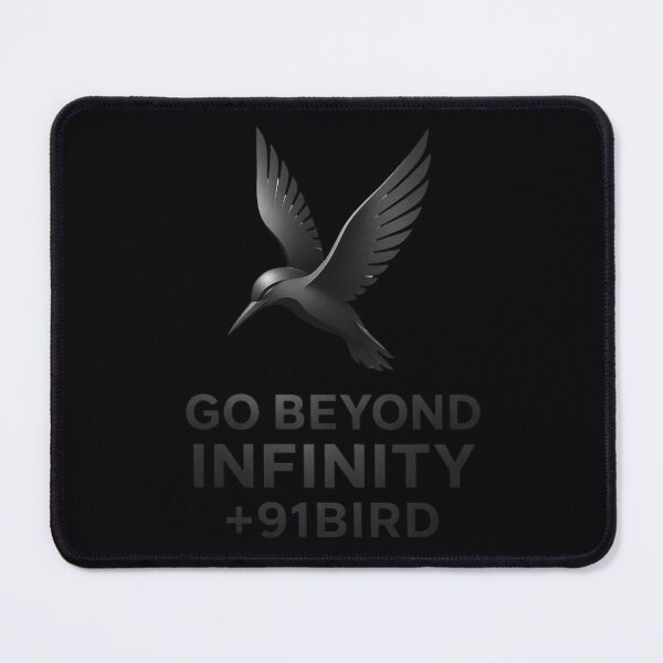 Item preview, +91BIRD Go Beyond Infinity (Metal Black) designed and sold by Plus91BIRD.