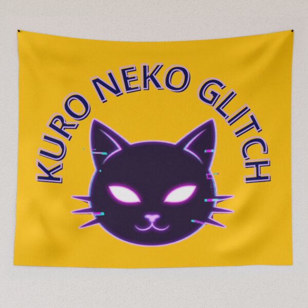 Item preview, KURO NEKO GLITCH — Squad Badge / クロネコ・グリッチ:スクワッドバッジ designed and sold by dragon580.