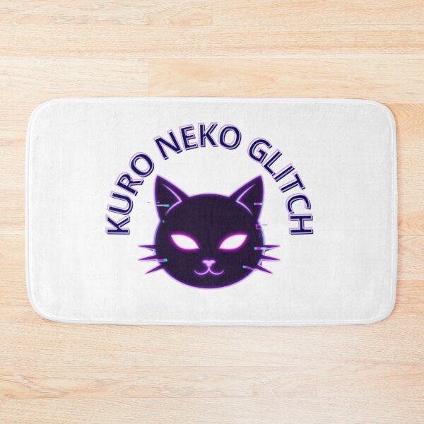 Item preview, KURO NEKO GLITCH — Squad Badge / クロネコ・グリッチ:スクワッドバッジ designed and sold by dragon580 // Waaa… the killer shark ran away.