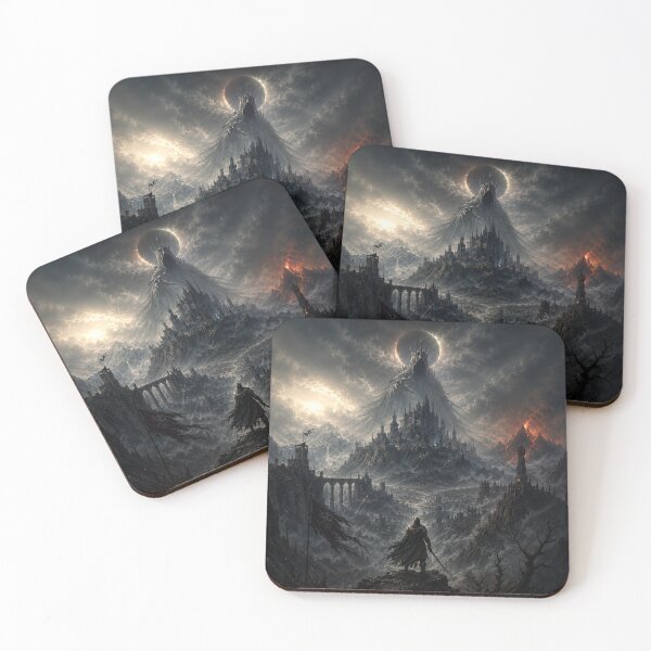 Item preview, Dark Fantasy Knight Gothic Castle Eclipse Souls Art designed and sold by GXX Agency.