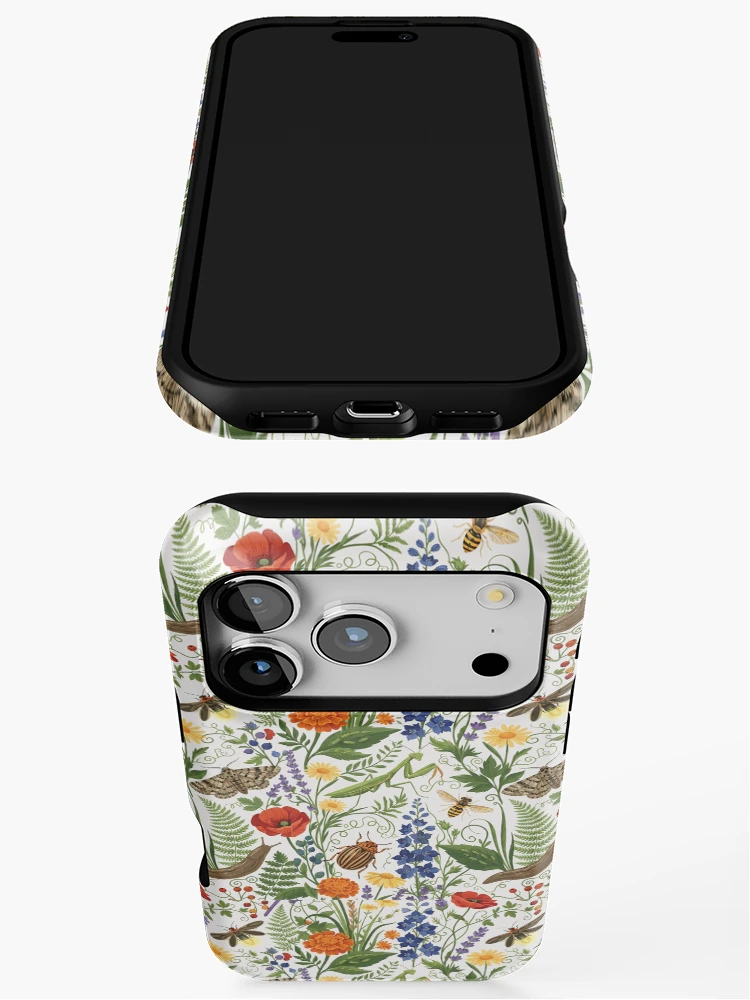 Thumbnail 3 of 4, iPhone Case, Insect Bug Collection Collector pattern designed and sold by Colorfulman.