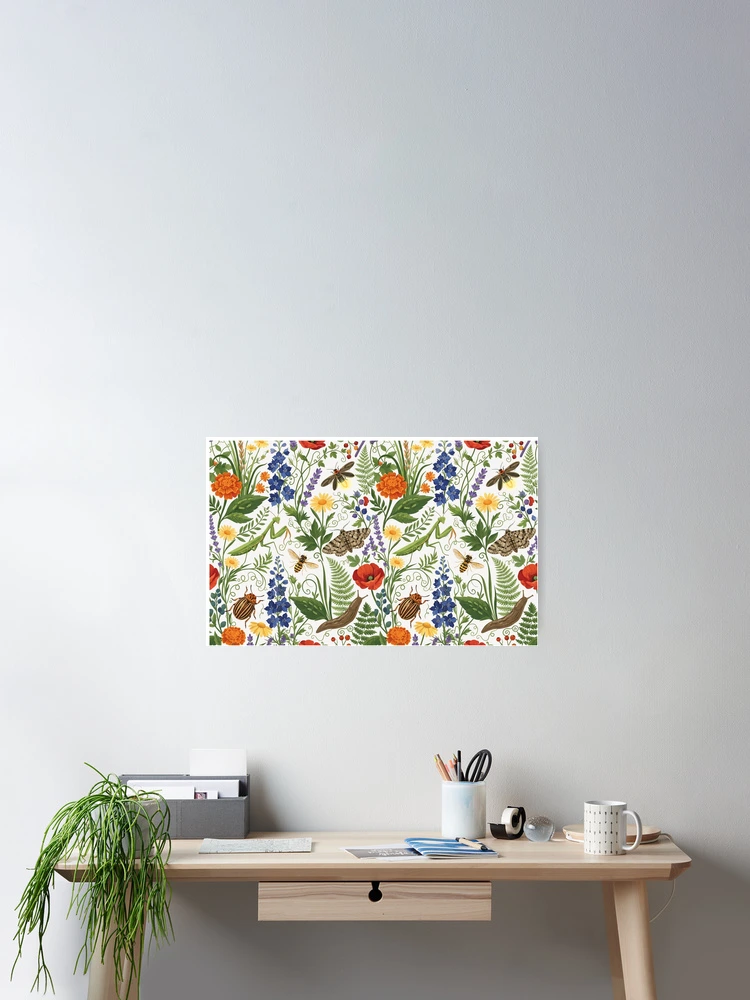 Thumbnail 2 of 3, Poster, Insect Bug Collection Collector pattern designed and sold by Colorfulman.