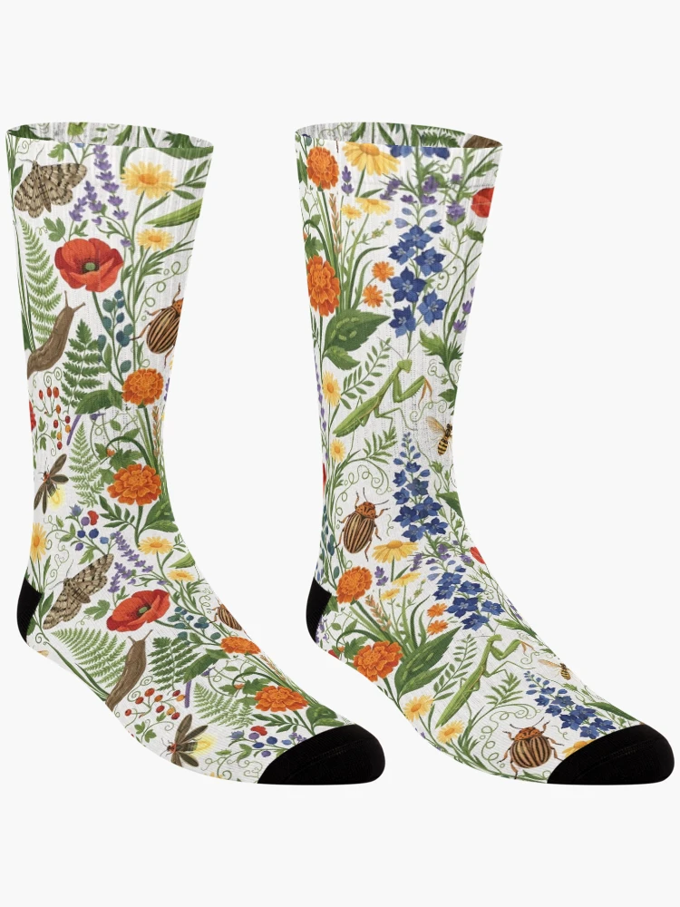 Thumbnail 3 of 5, Socks, Insect Bug Collection Collector pattern designed and sold by Colorfulman.