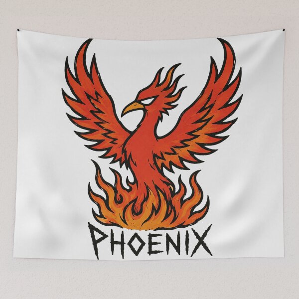 Item preview, Retro Phoenix designed and sold by Planetporridge.
