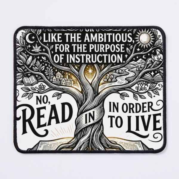 Item preview, Gustave Flaubert Quote About Reading designed and sold by SoCalStylez.