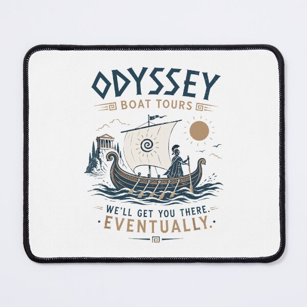 Item preview, Odyssey Boat Tours We’ll Get You There Eventually Funny Nautical Sailing Design designed and sold by CocoLama.