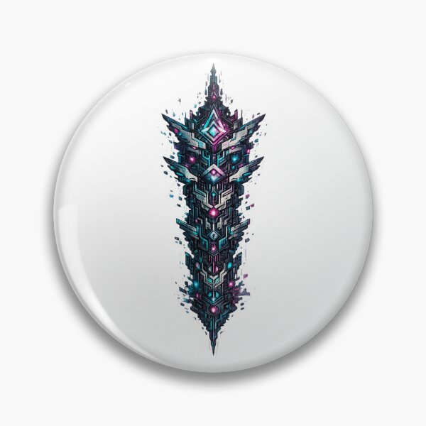 Item preview, Cyber Totem – Ritual Core Activated designed and sold by JupiterGlitchEmpire.