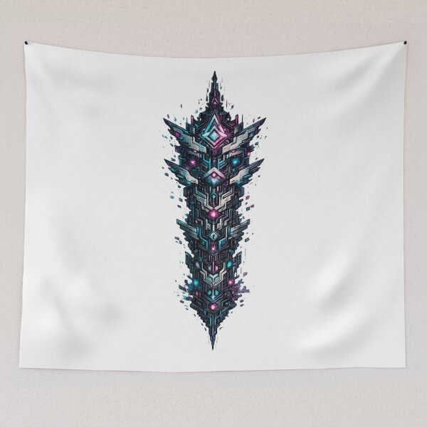 Item preview, Cyber Totem – Ritual Core Activated designed and sold by JupiterGlitchEmpire.