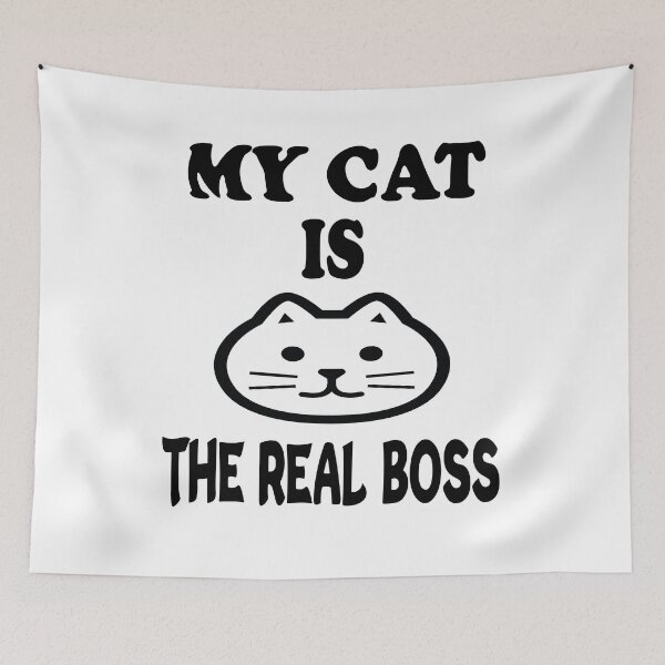 Item preview, My Cat Is the Real Boss designed and sold by elyazidostore.
