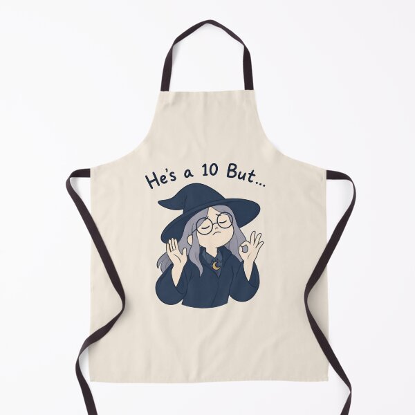 Item preview, He's a 10 But... Funny Witchy Bookish Sticker Book Lover Meme designed and sold by Yellowriversss.