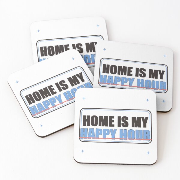 Item preview, Home Is My Happy Hour designed and sold by good-graffity.