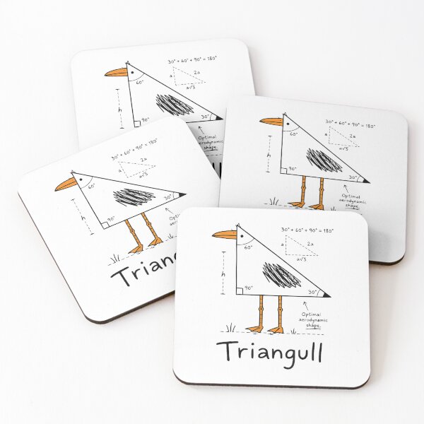 Item preview, Triangull Funny Seagull Triangle Geometry Math Pun designed and sold by CocoLama.