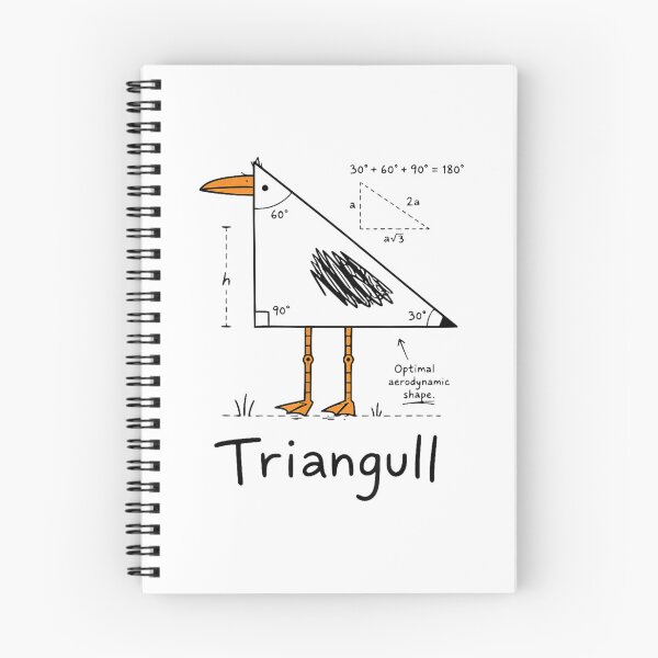 Item preview, Triangull Funny Seagull Triangle Geometry Math Pun designed and sold by CocoLama.
