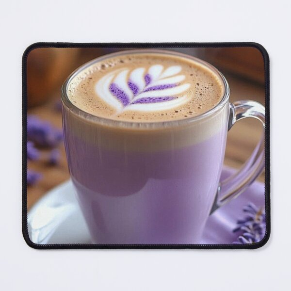 Item preview, Cozy Lavender Latte Coffee Cup designed and sold by LenNo9881.