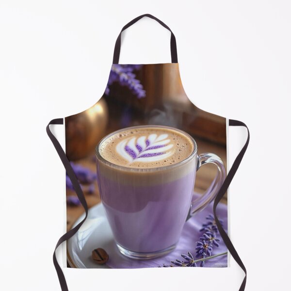Item preview, Cozy Lavender Latte Coffee Cup designed and sold by LenNo9881.