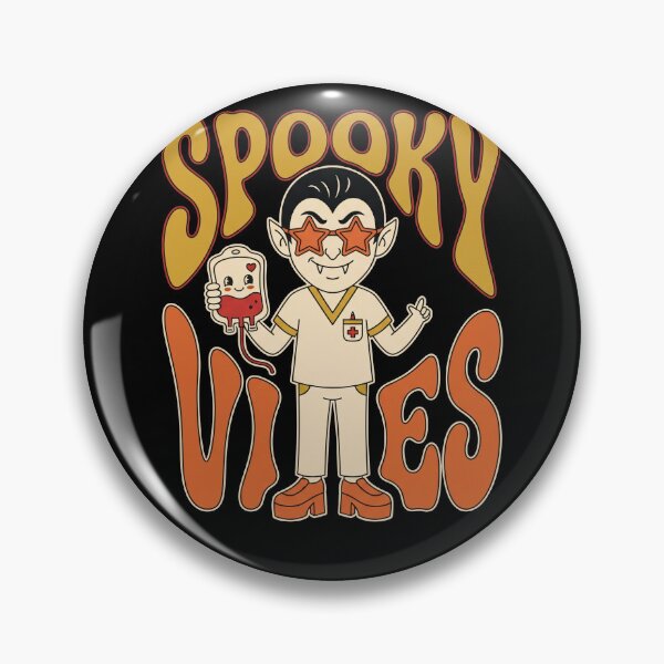 Item preview, Phlebotomist Vampire Halloween Spooky Vibes Retro Groovy designed and sold by MTRBSK11.