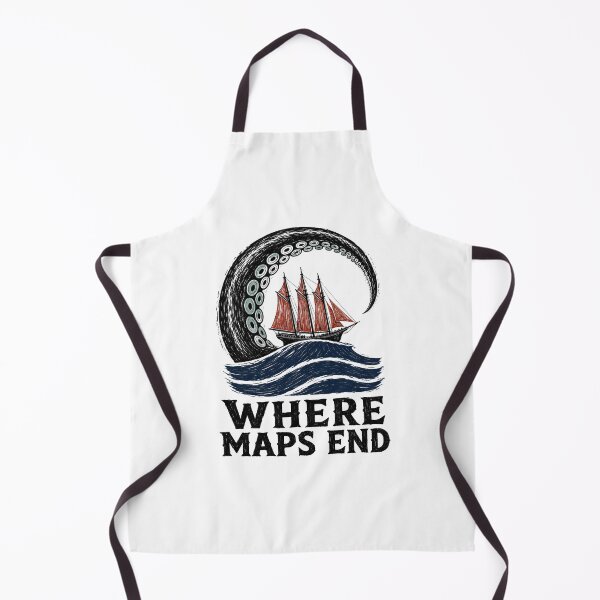 Item preview, Lovecraft Where Maps End - Tentacle Sea Voyage designed and sold by Fenay Designs.