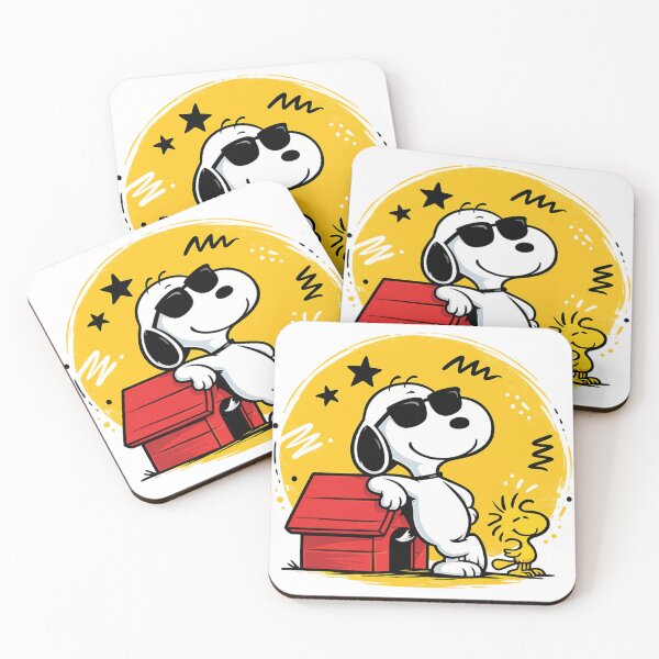 Item preview, Cool Cartoon Dog Sunglasses Doghouse Yellow Sun Vintage Retro Graphic designed and sold by DesignArtist.ia.
