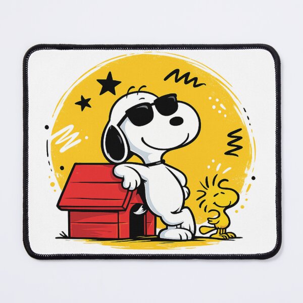 Item preview, Cool Cartoon Dog Sunglasses Doghouse Yellow Sun Vintage Retro Graphic designed and sold by DesignArtist.ia.