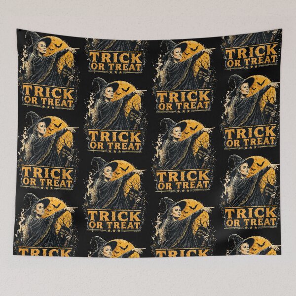 Item preview, Pointing Witch Trick or Treat Halloween Basketball designed and sold by CocoLama.
