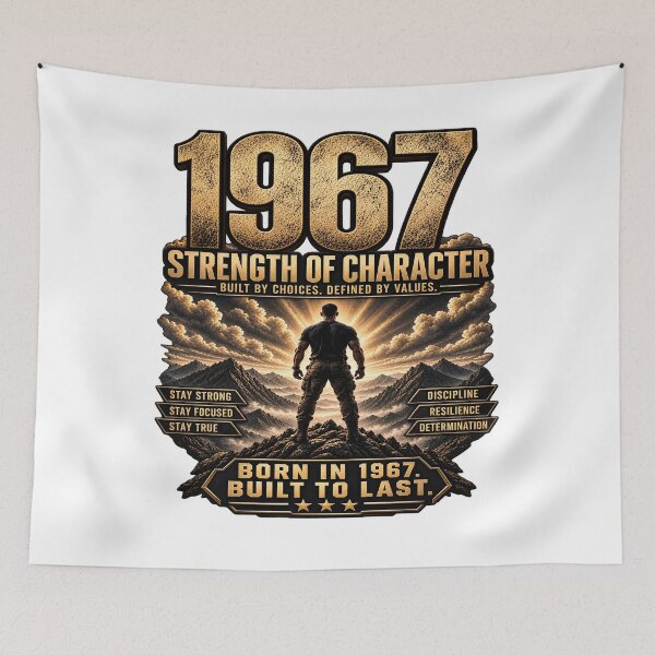 Item preview, Born in 1967 Strength of Character designed and sold by JMDG Studio.