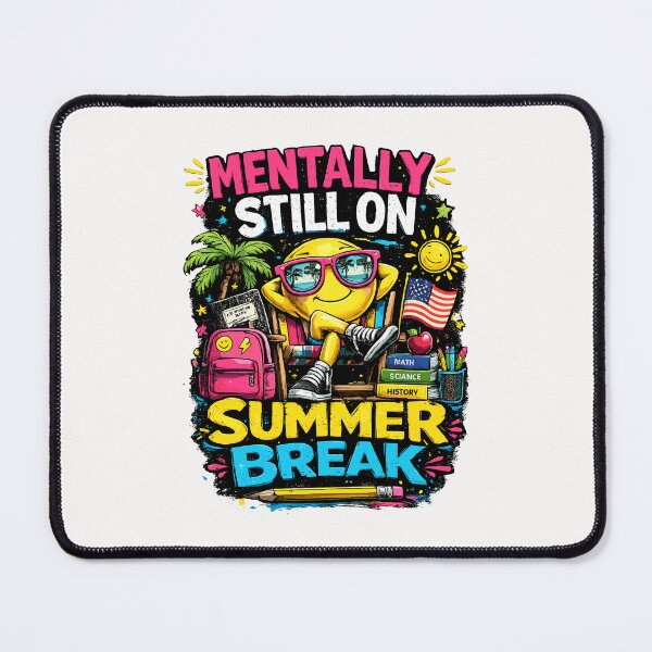 Item preview, Mentally Still On Summer Break Funny Back To School Kids designed and sold by ZIGLWORKS.