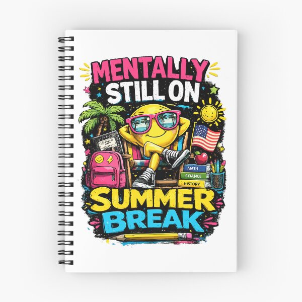 Item preview, Mentally Still On Summer Break Funny Back To School Kids designed and sold by ZIGLWORKS.
