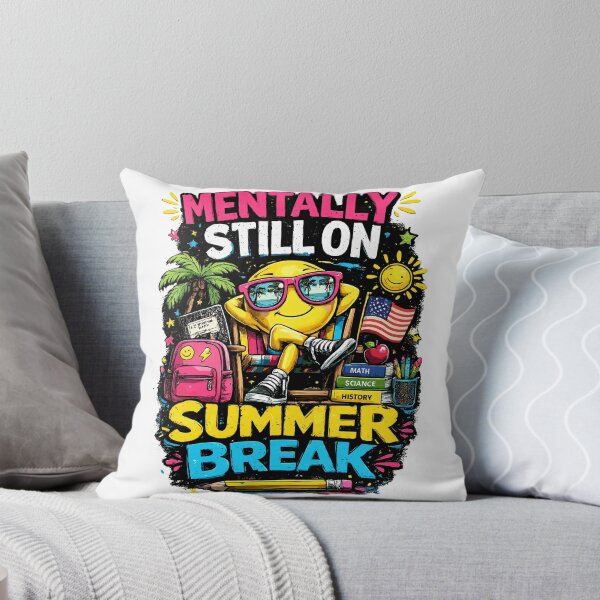 Item preview, Mentally Still On Summer Break Funny Back To School Kids designed and sold by ZIGLWORKS.