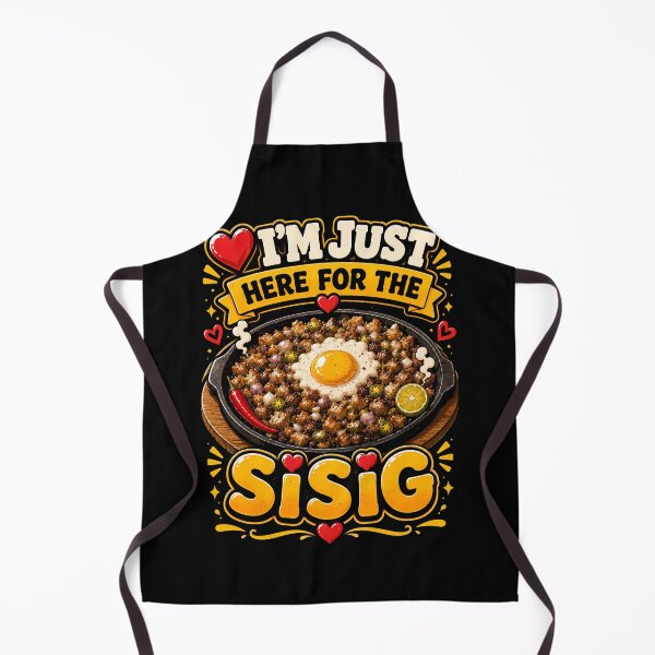 Item preview, I'm Just Here for the Sisig Food Lover's Design designed and sold by rafaeltto.