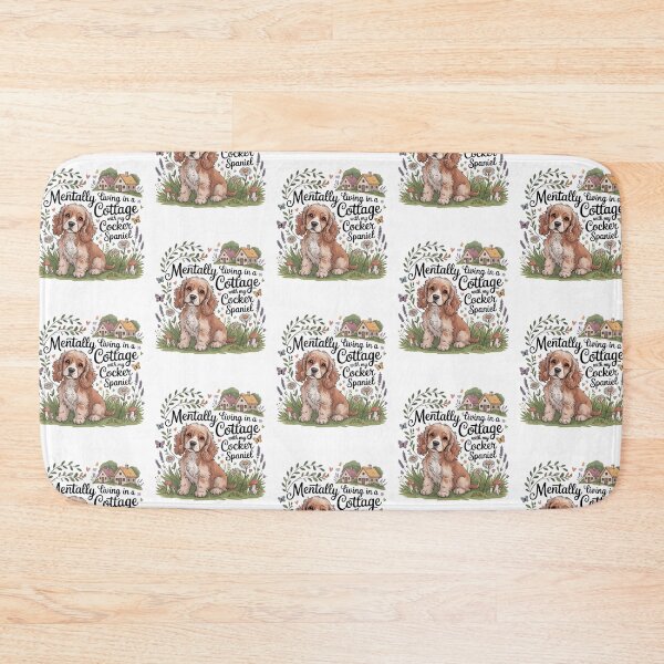 Item preview, Mentally Living In A Cottage With My Cocker Spaniel, Cottagecore Dog Lover designed and sold by WHDProduction45.