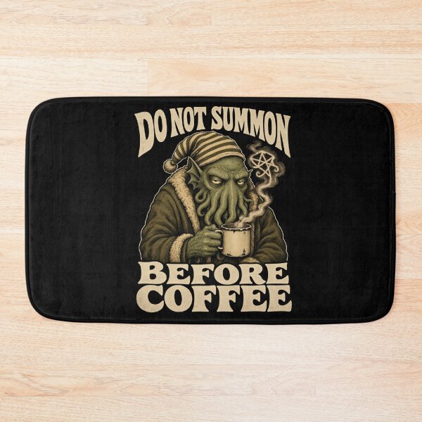 Item preview, Lovecraft Do Not Summon Before Coffee designed and sold by Fenay Designs.