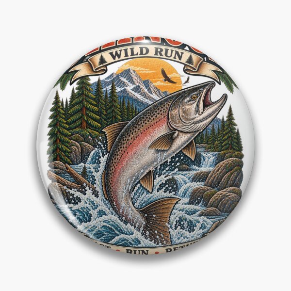 Item preview, Chinook Salmon Wild Run designed and sold by KrungiT Design .