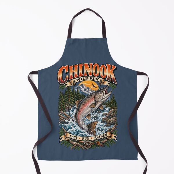 Item preview, Chinook Salmon Wild Run designed and sold by KrungiT Design .