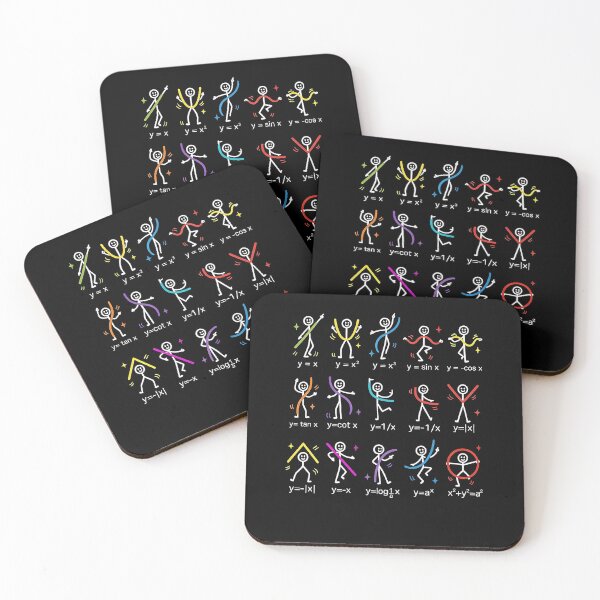 Item preview, Dancing Stick Figure Math Functions Chart designed and sold by cerima.