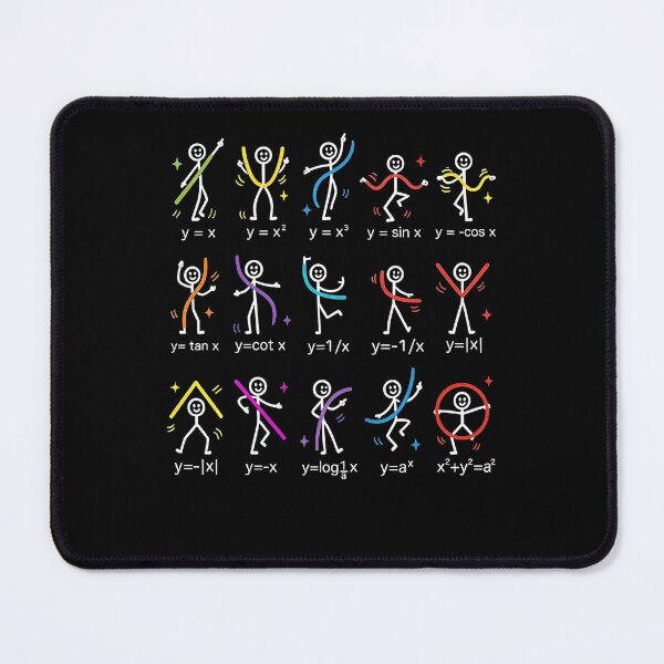 Item preview, Dancing Stick Figure Math Functions Chart designed and sold by cerima.