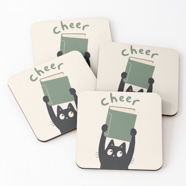 Item preview, Book Hangover Black Cat Cheer Book Hangout designed and sold by Yellowriversss.