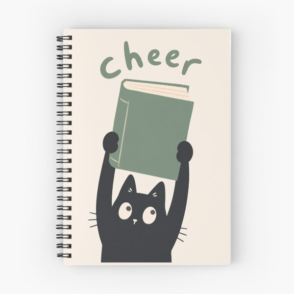 Item preview, Book Hangover Black Cat Cheer Book Hangout designed and sold by Yellowriversss.