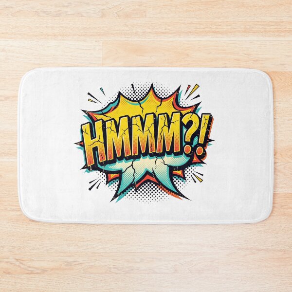 Item preview, Hmmm Meme Comic Explosion Funny Hmmm Reaction Confused Meme Pop Art T-Shirt designed and sold by pawsome purrfect.
