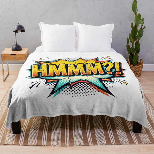 Item preview, Hmmm Meme Comic Explosion Funny Hmmm Reaction Confused Meme Pop Art T-Shirt designed and sold by pawsome purrfect.