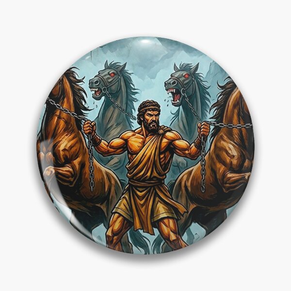 Item preview, Hercules' LABOR 8 - The Mares of Diomedes designed and sold by codex antique.