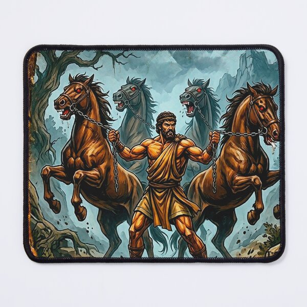 Item preview, Hercules' LABOR 8 - The Mares of Diomedes designed and sold by codex antique.