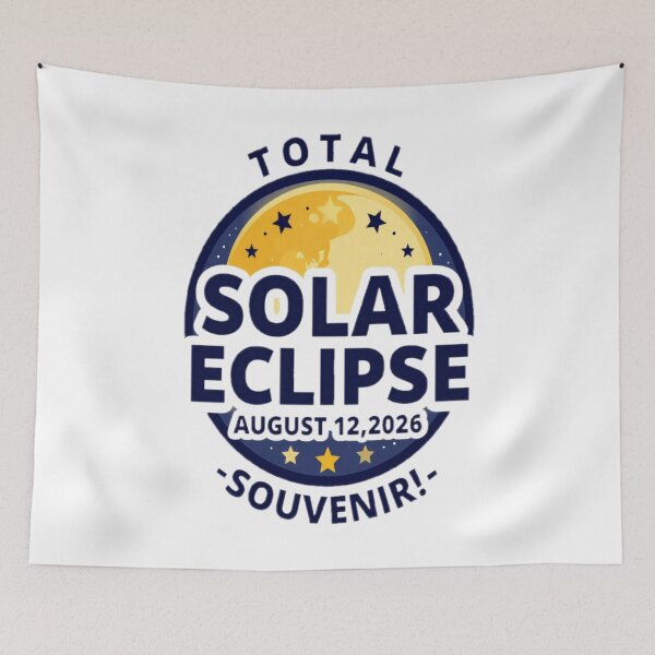Item preview, For Astronomy Lover For Remembering a Big Event : TOTAL SOLAR ECLIPSE AUGUST 12,2026 -SOUVENIR!- designed and sold by Giulivo Store Graphic.