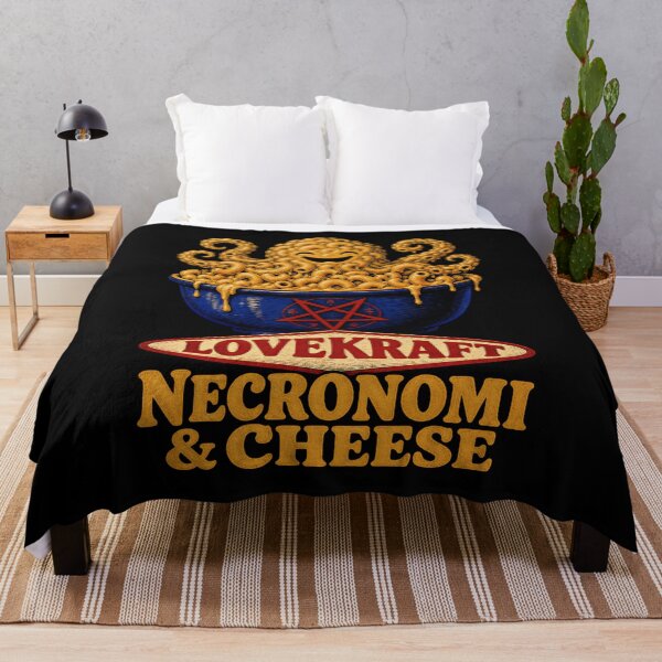 Item preview, Lovecraft Necronomi & Cheese - Cute Eldritch Comfort designed and sold by Fenay Designs.