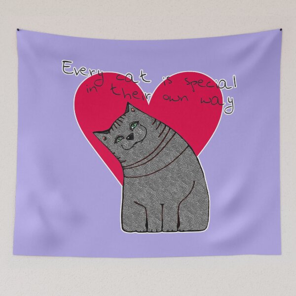 Item preview, Every cat is special in their own way! (Kiekeboekat Edition) waterlily designed and sold by Kiekeboekat.