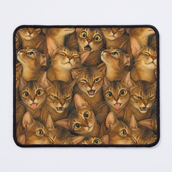 Item preview, Abyssinian Cat Portrait Collage designed and sold by merchxwear.
