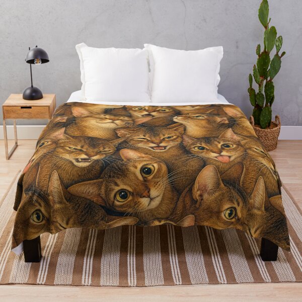 Item preview, Abyssinian Cat Portrait Collage designed and sold by merchxwear.