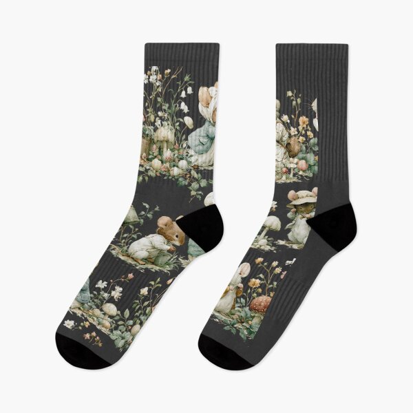 Item preview, Watercolor mice and bunnies in the grass designed and sold by Tana&tanuc.