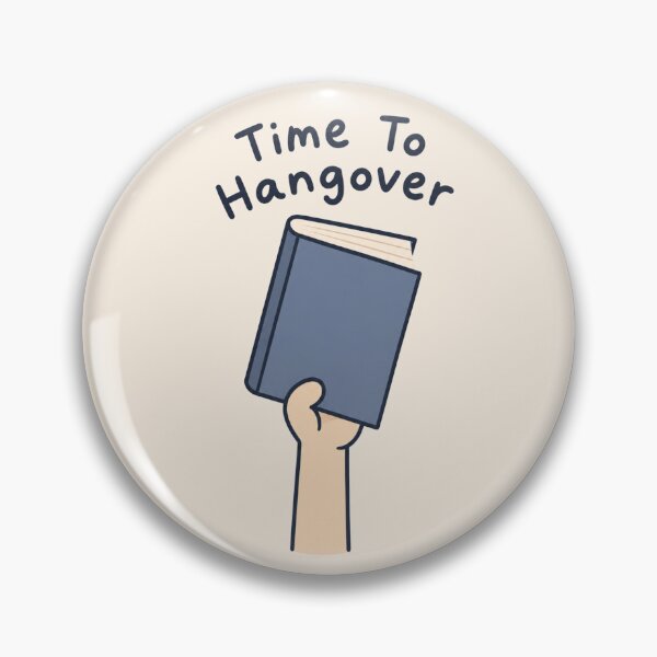 Item preview, Time To Hangover Funny Book Hangover Sticker Bookish Humor designed and sold by Yellowriversss.