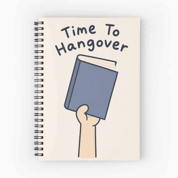 Item preview, Time To Hangover Funny Book Hangover Sticker Bookish Humor designed and sold by Yellowriversss.